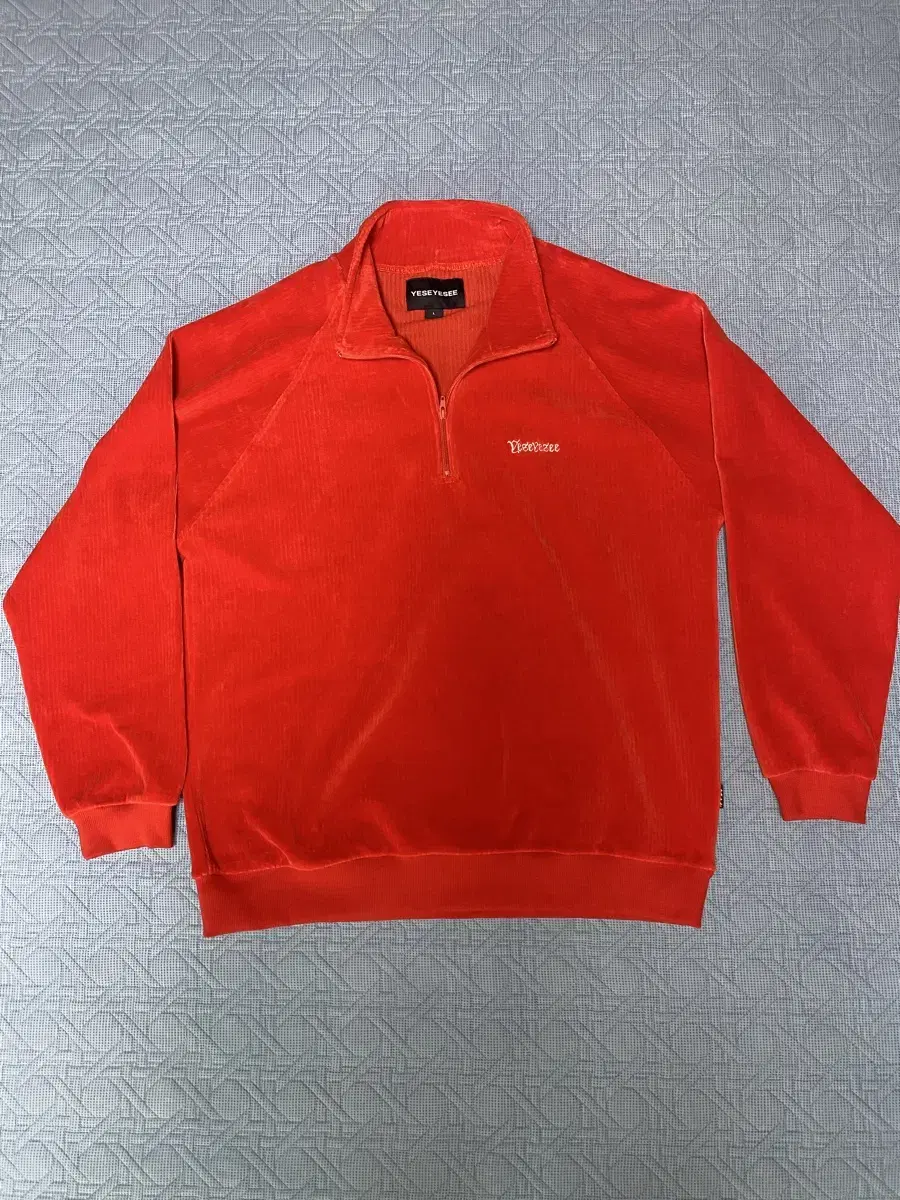 예스아이씨 Velour Halfzip 벨루어 하프집업